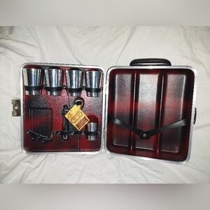 Vintage Trav L Bar Adult Beverage Drink Travel Case Ever Wear Spartan Design